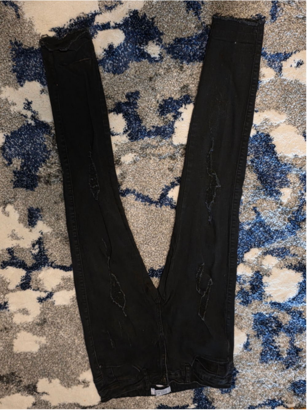 Women's Judy Blue Distressed Skinny Jeans Black Size 9
